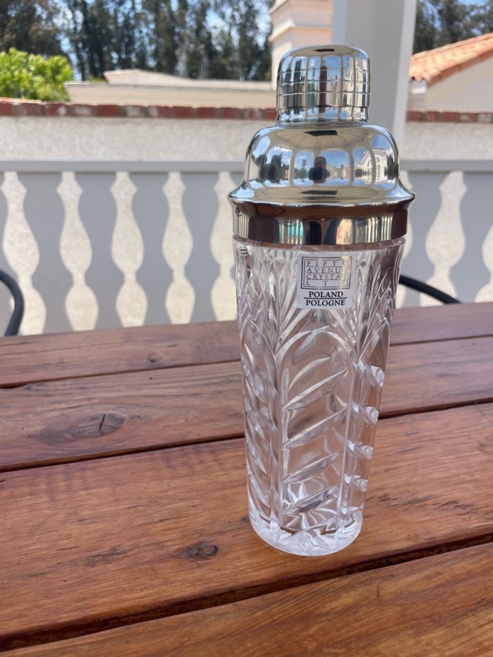 Fifth Avenue Crystal Martini Shaker
